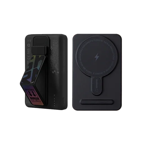 Skinarma Magnetic Powerbank 10000 mAh 20W Usb-C Pd With Smart Grip Stand - Black - Tashqila Skinarma Magnetic Powerbank 10000 mAh 20W Usb-C Pd With Smart Grip Stand - Black - Tashqila